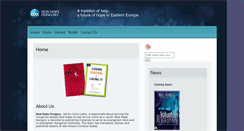 Desktop Screenshot of newhopehungary.org
