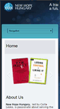 Mobile Screenshot of newhopehungary.org